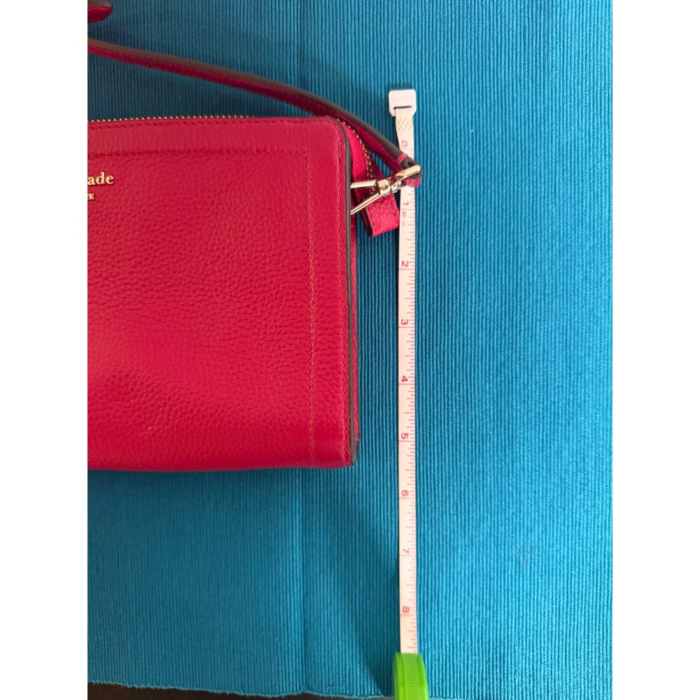 Kate Spade Knott Crossbody Bag Renaissance Rose Pink Pebbled Leather - Picture 8 of 8